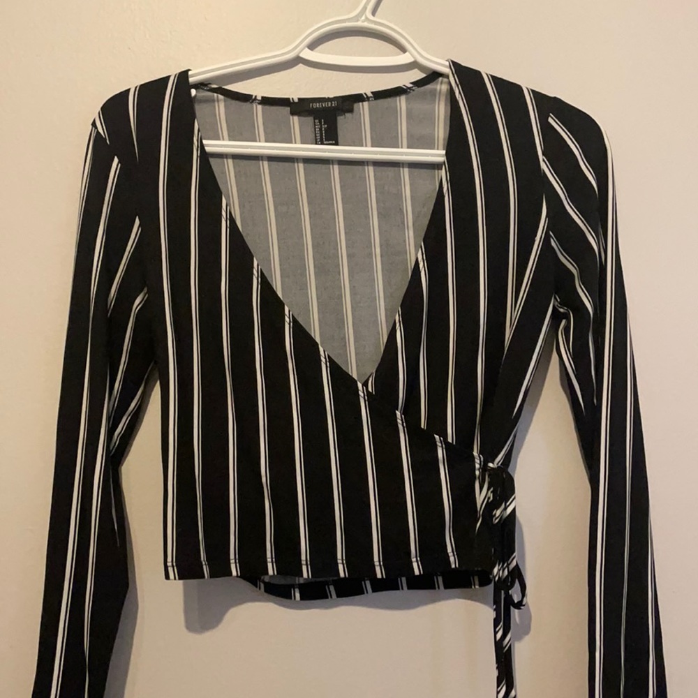Wrap long sleeve